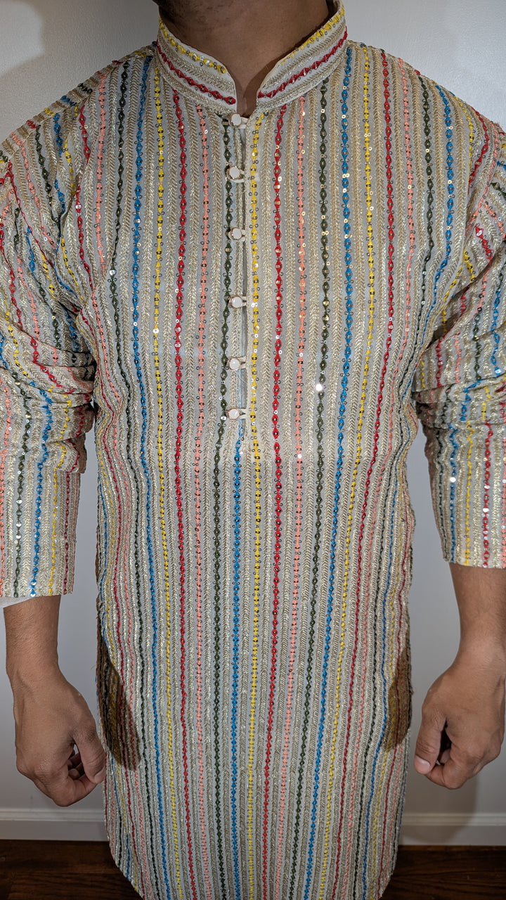 Cream Fancy Kurta