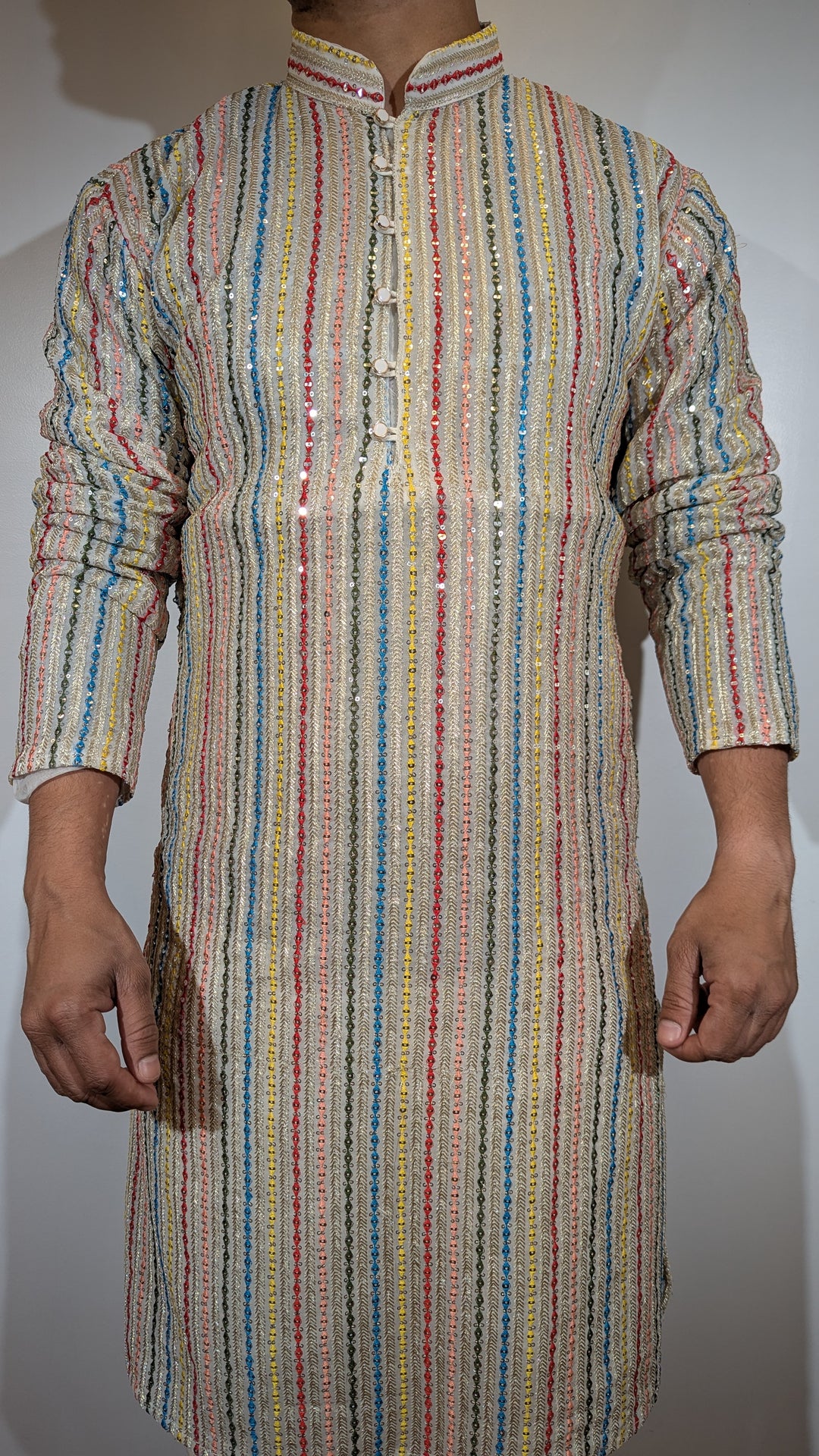 Cream Fancy Kurta