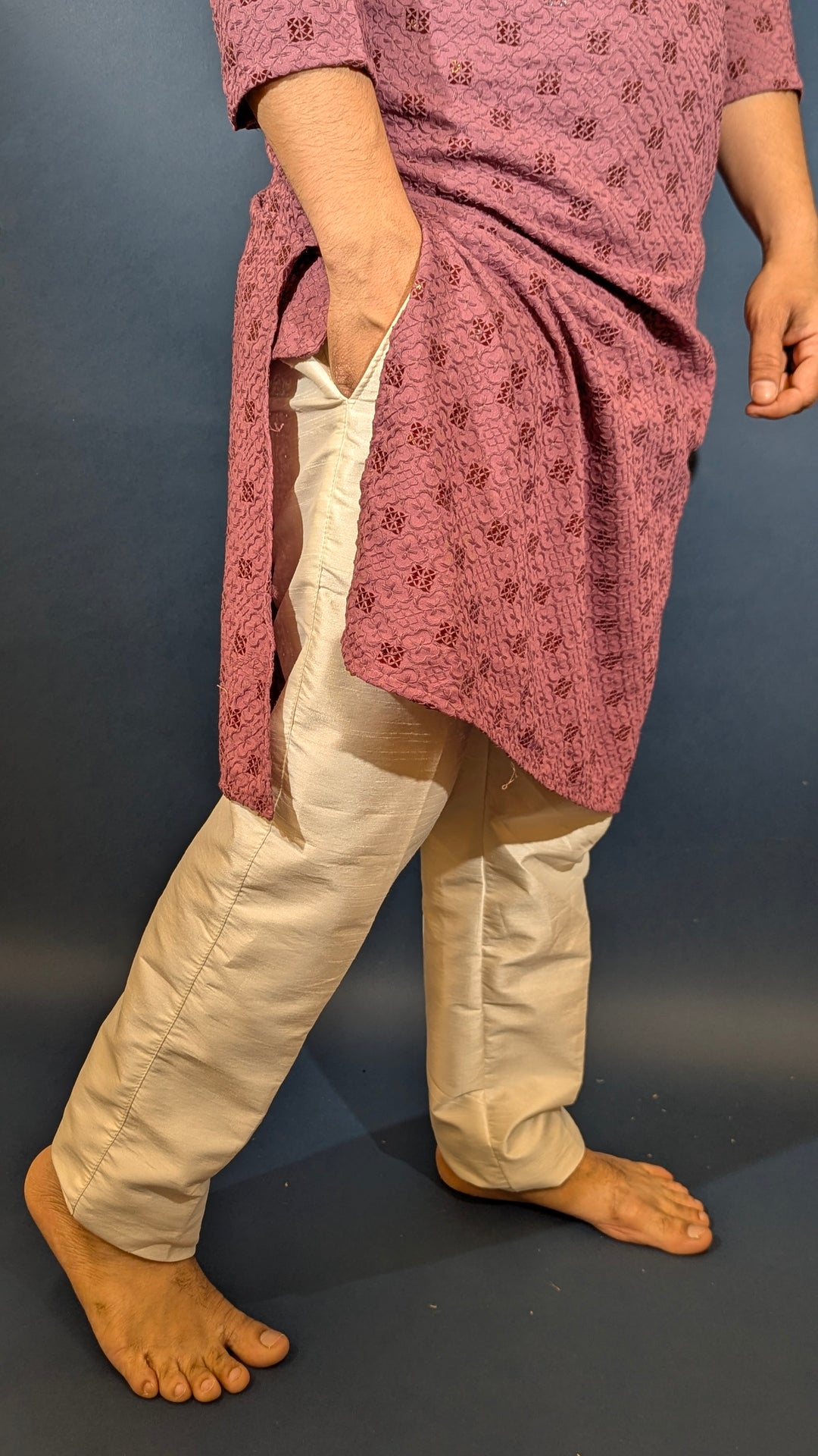 Blush Purple Sequin kurta