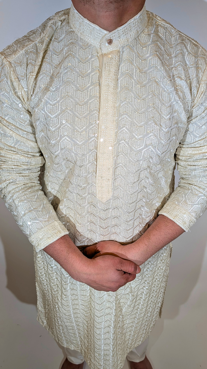 Beige Kurta