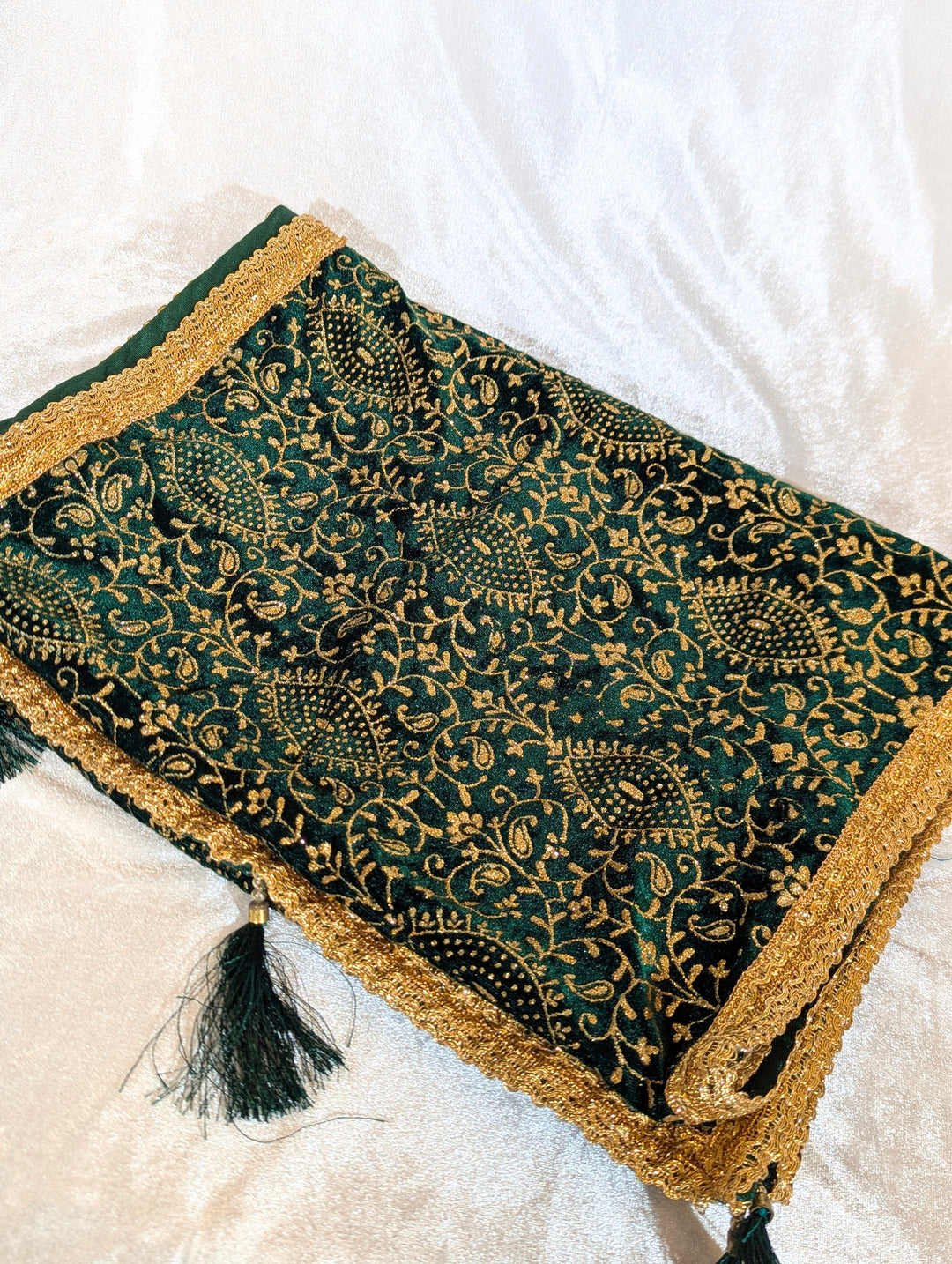 Green Pagdi and Shawl Set