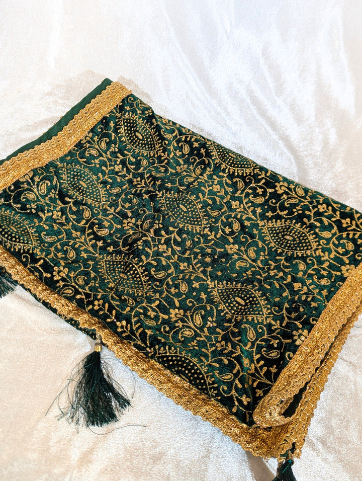 Green Pagdi and Shawl Set
