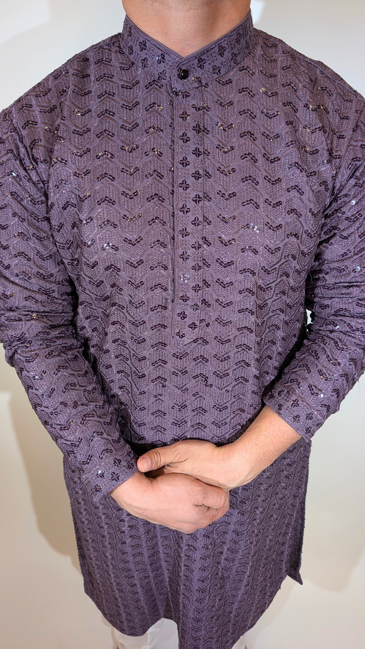 Purple Kurta