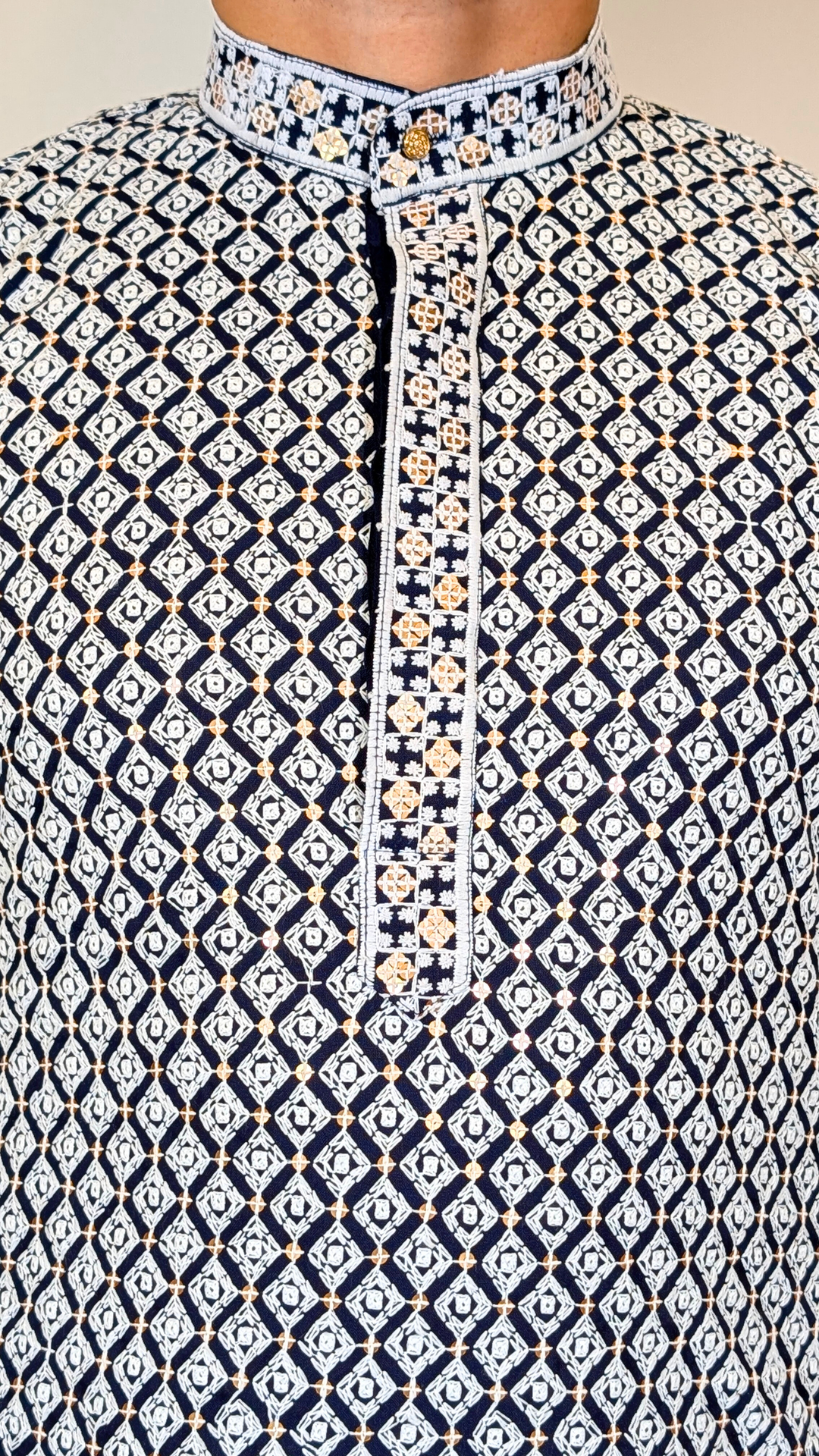 Black Sequence  Kurta