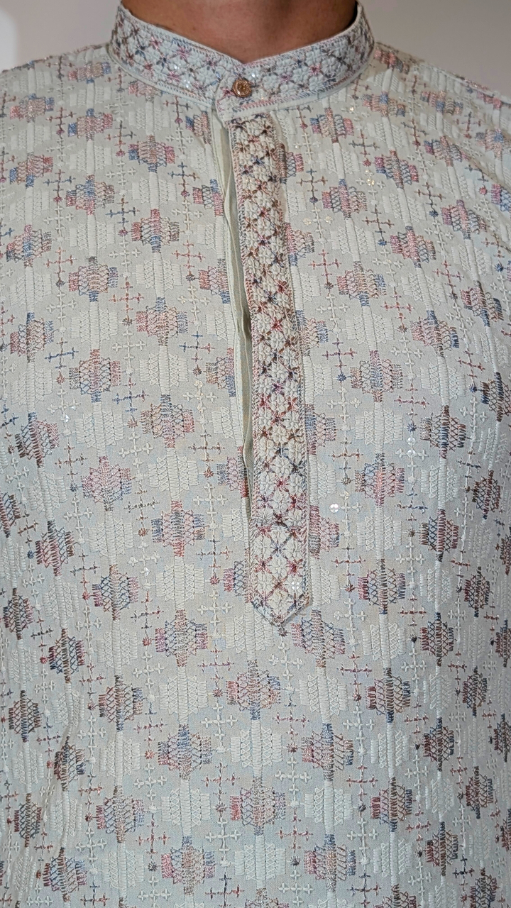 Multi-Color Sequence Kurta