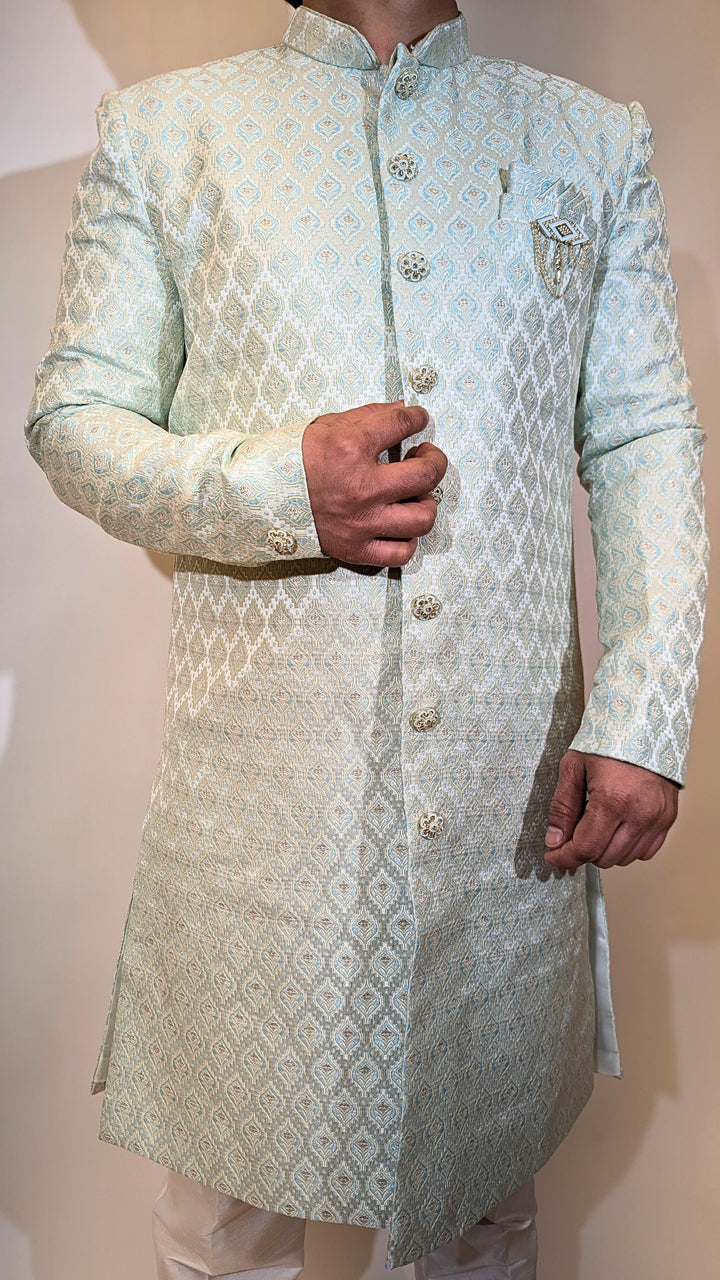 Seafoam Green Sherwani