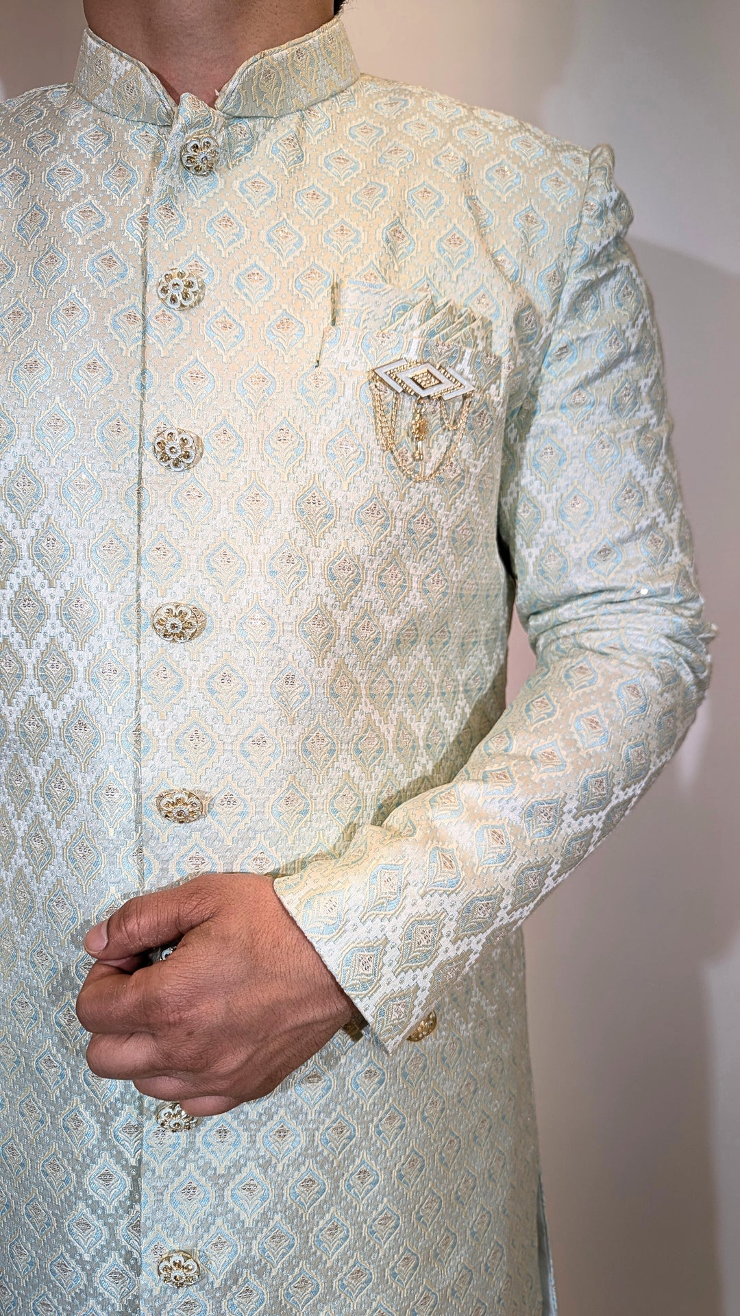 Seafoam Green Sherwani