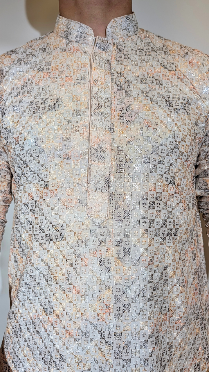 Multi-Color Sequence Kurta