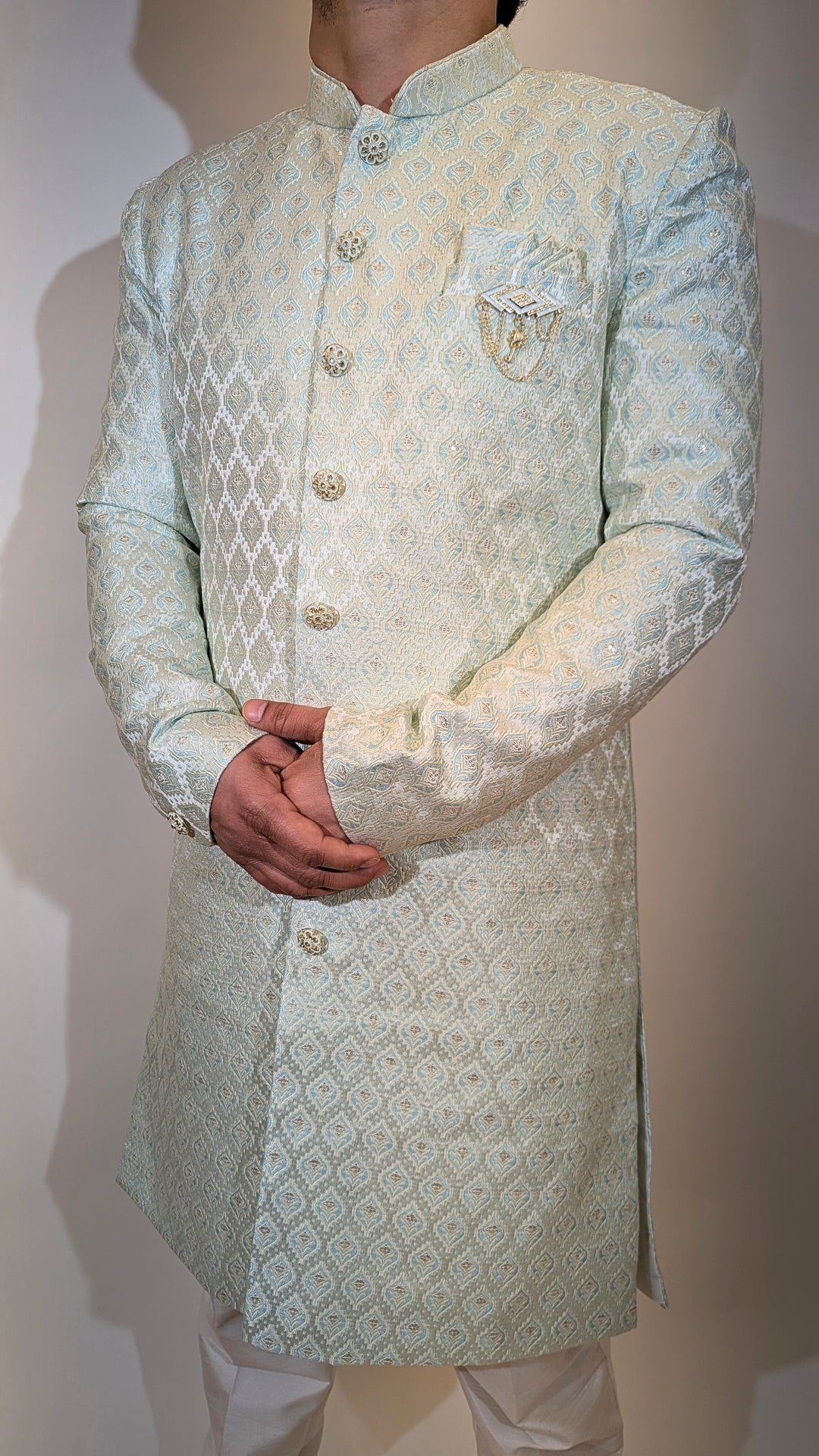 Seafoam Green Sherwani