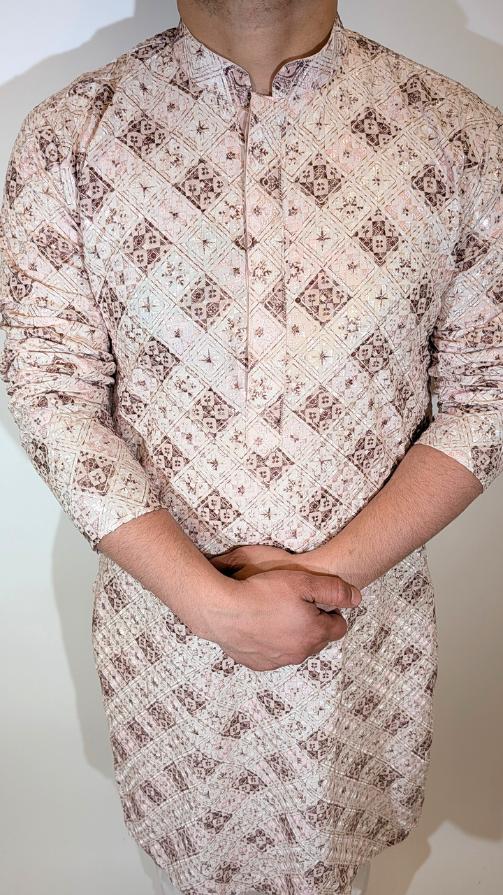 Multicolor Sequence Kurta