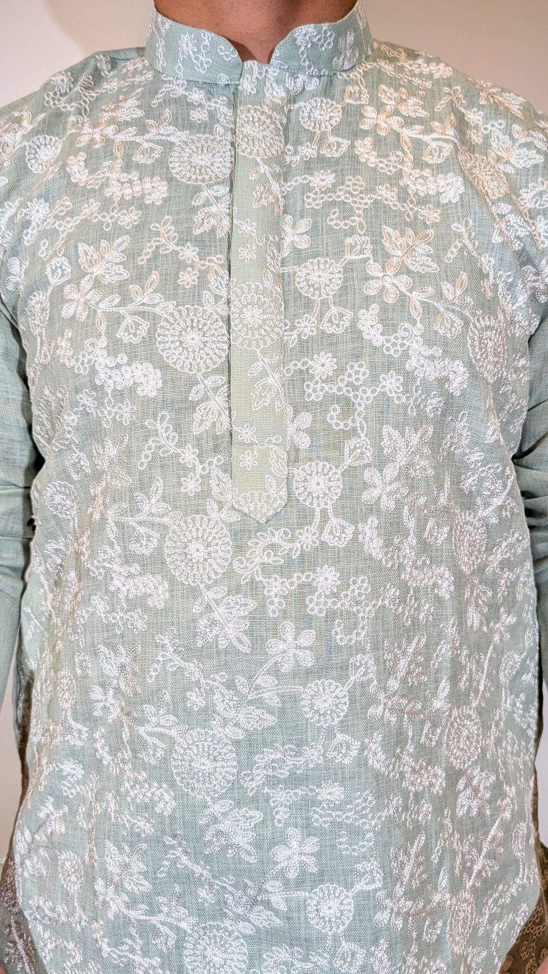 Light Seafoam Kurta