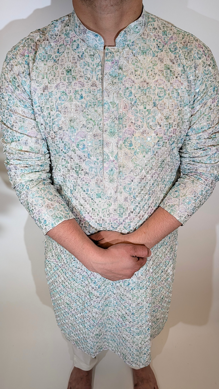 Multicolor Sequence Kurta
