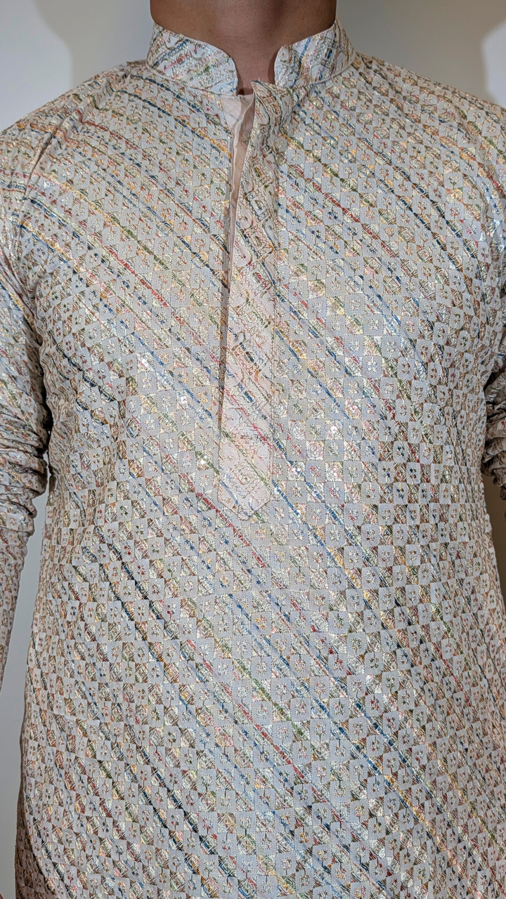 Multi-Color Sequence Kurta