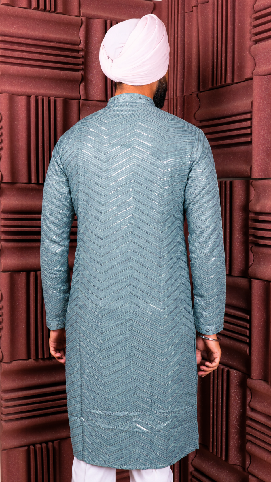 Blue Sequence Kurta