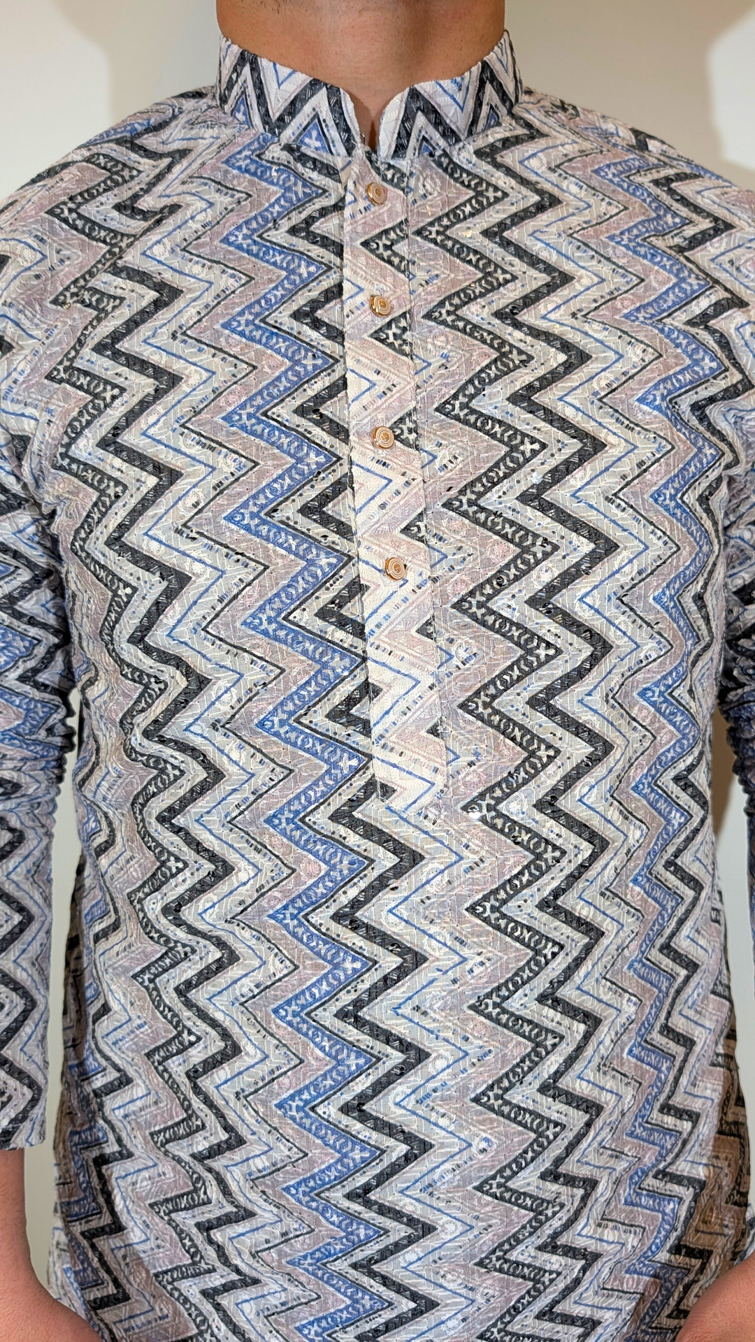 Multi-Color Sequence Kurta
