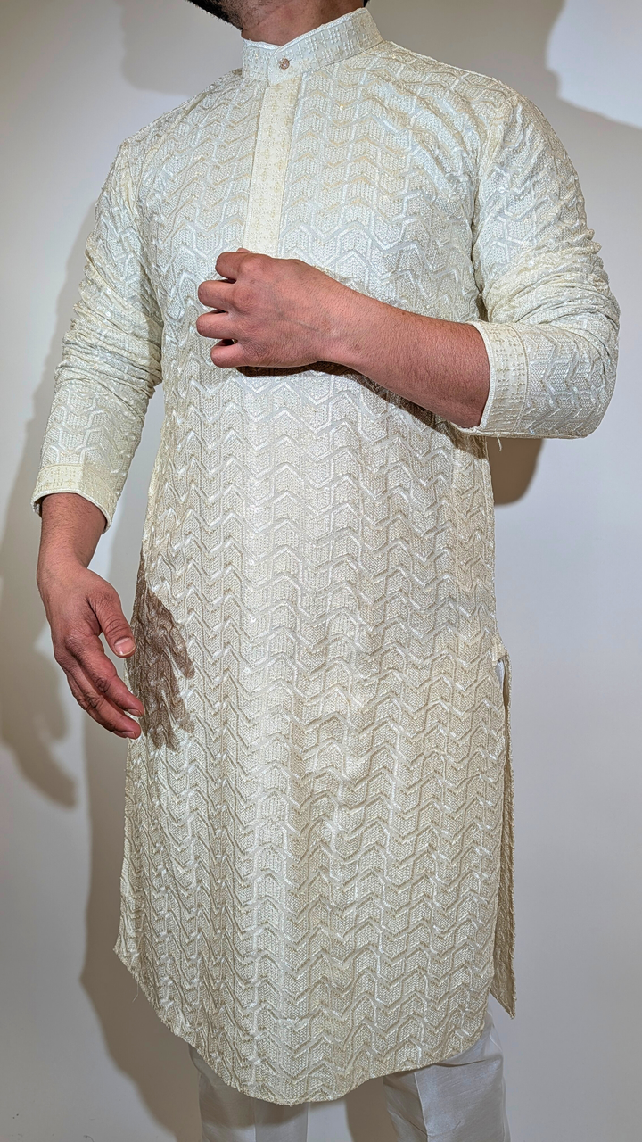 Beige Kurta