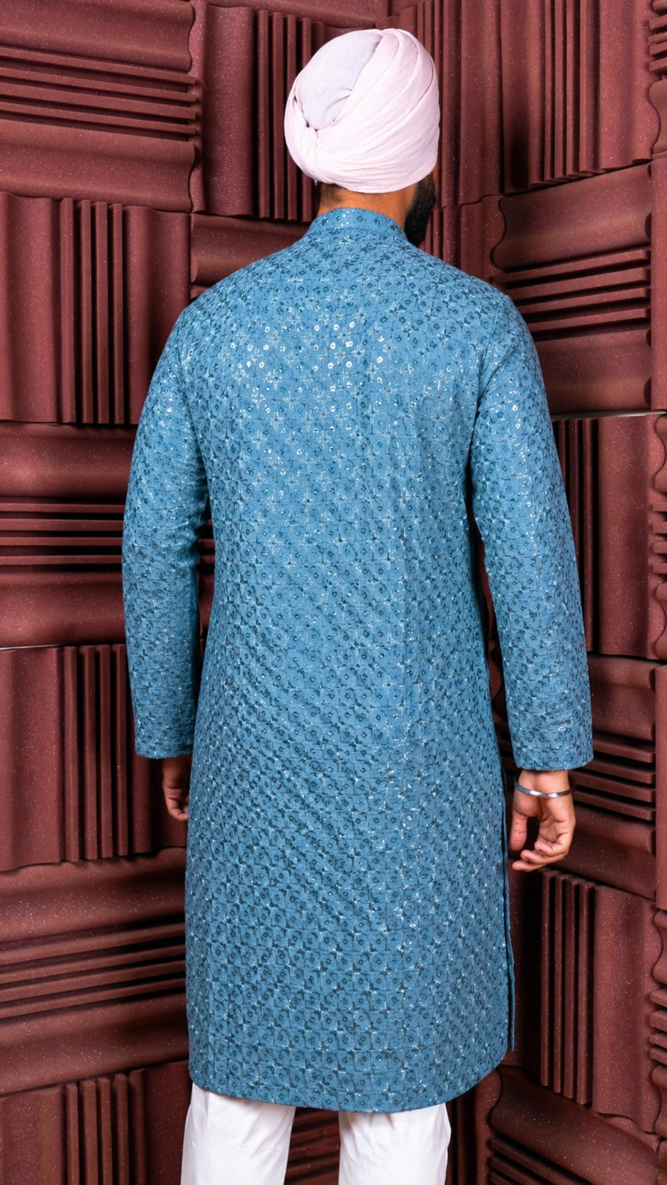 Blue Sequence Kurta