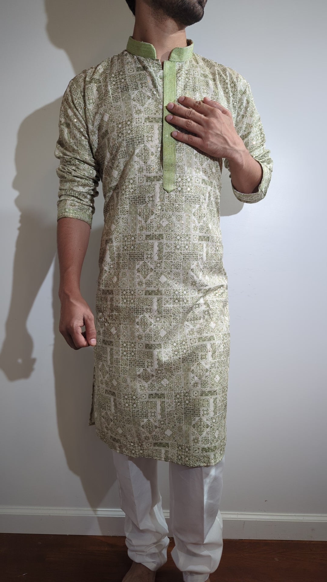 Light Green Fancy Kurta