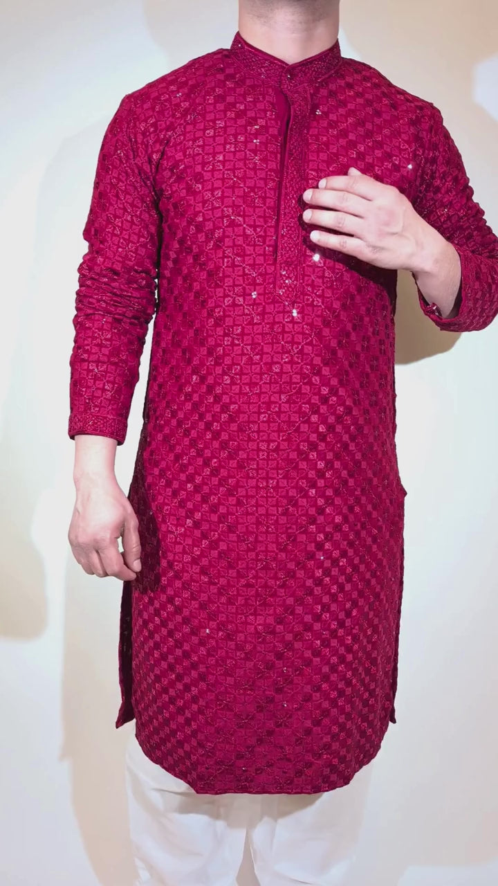 Red Kurta