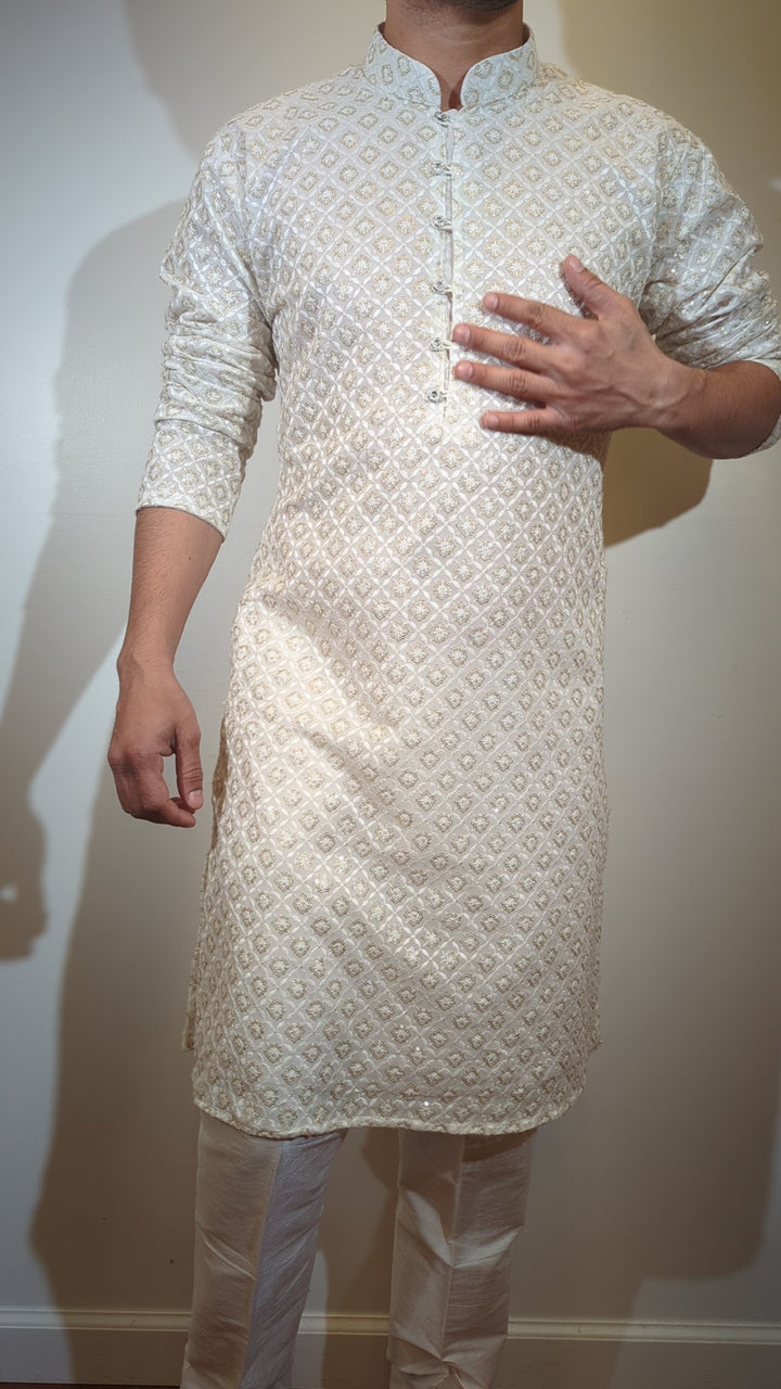 White Fancy Kurta