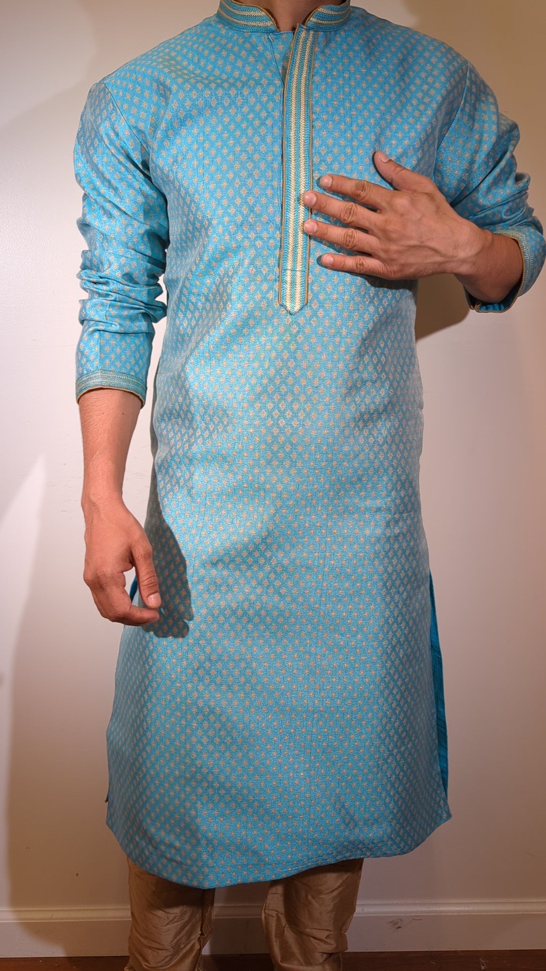 Light Blue Fancy Kurta
