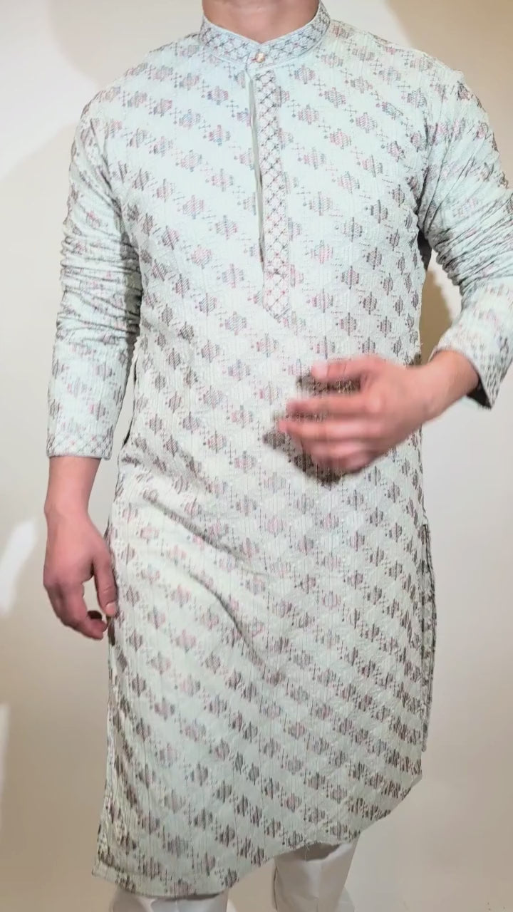 Multi-Color Sequence Kurta