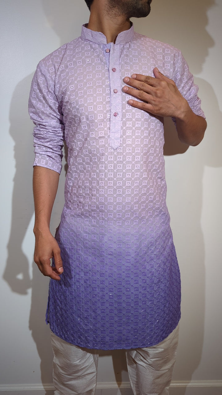 Light Purple Fancy Kurta