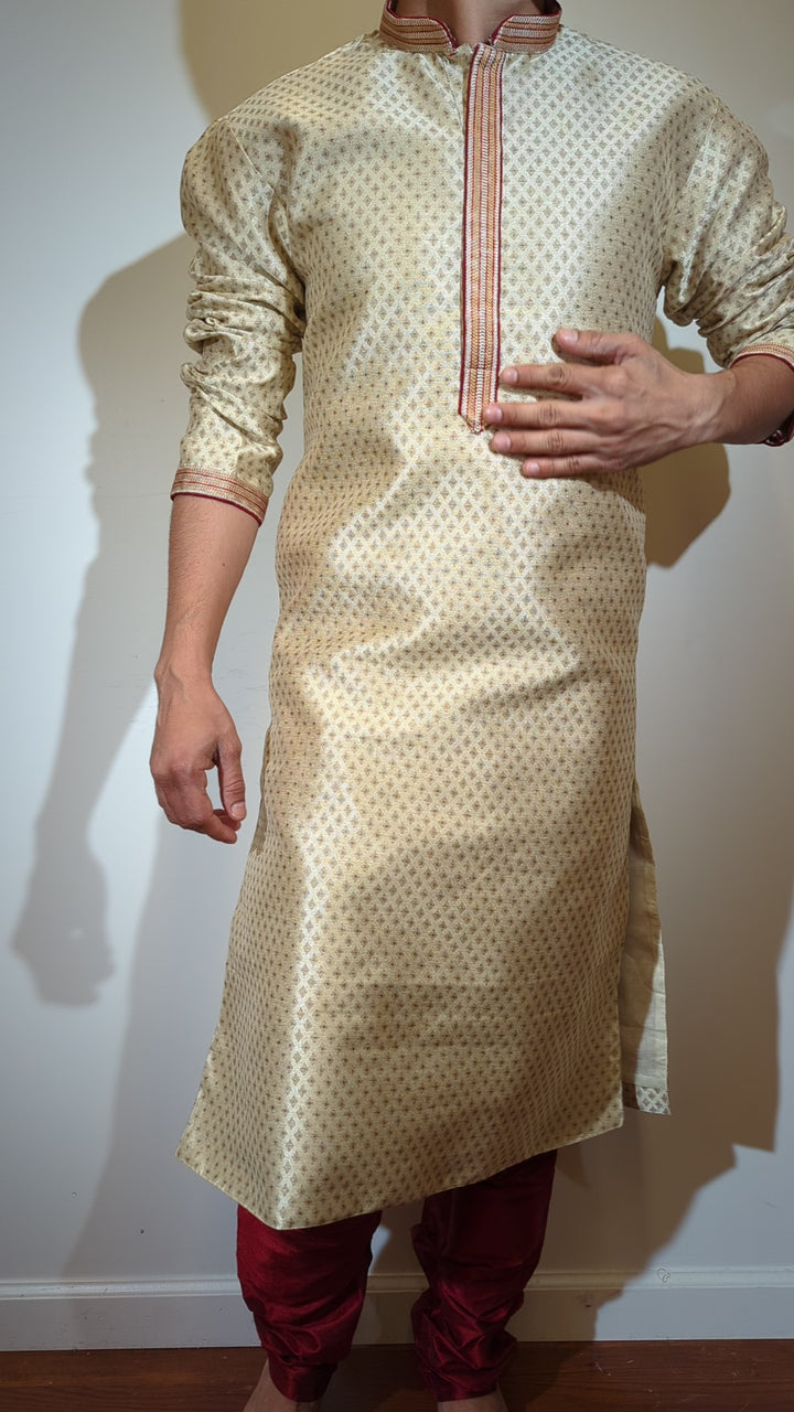 Golden Brown Fancy Kurta