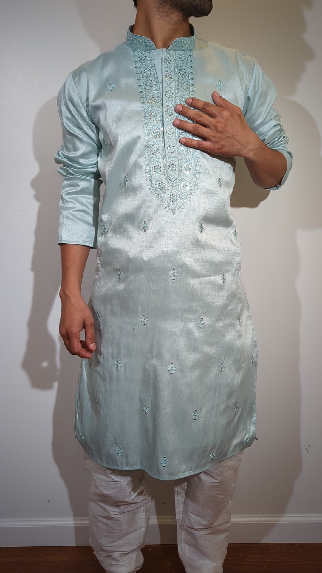 Light Blue Fancy Kurta