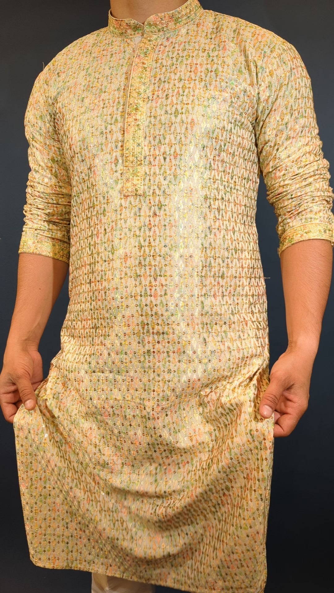 Light Green Chikan Kurta
