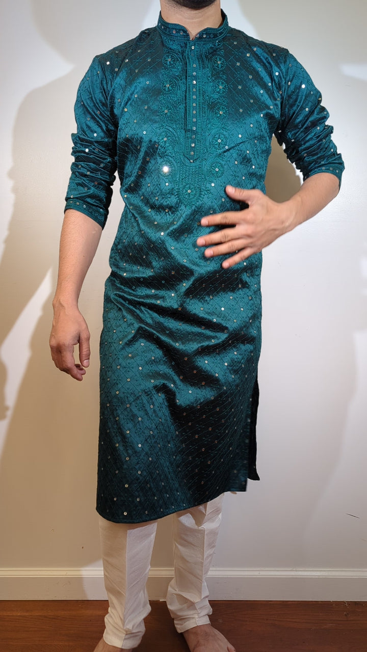Dark Blue Fancy Kurta