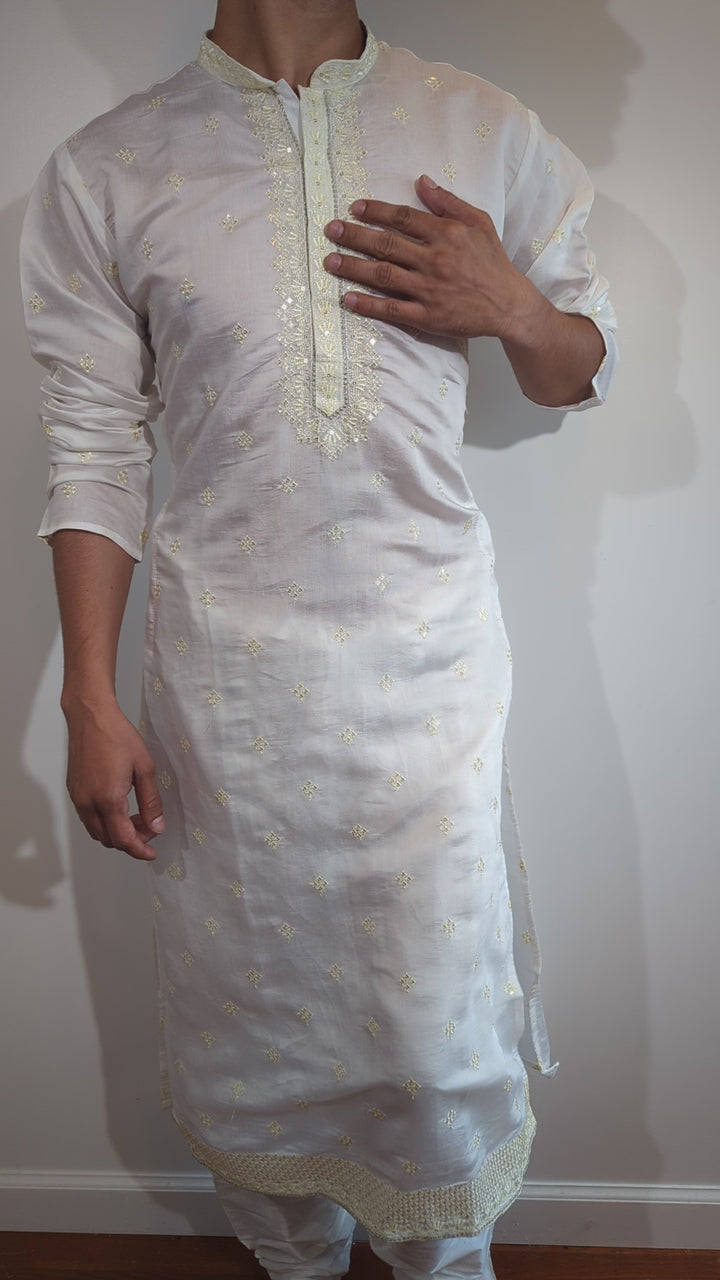 Cream Fancy Kurta