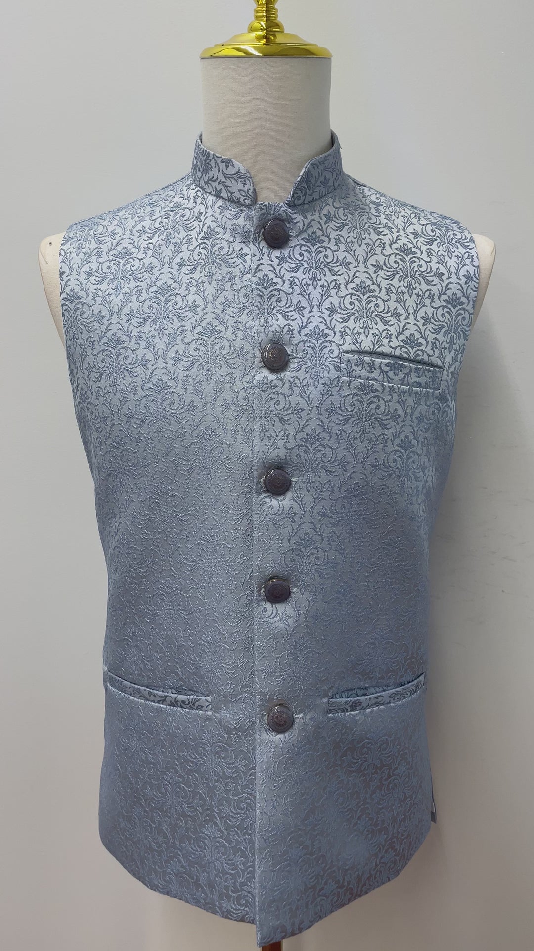 Light Blue Fancy Vest