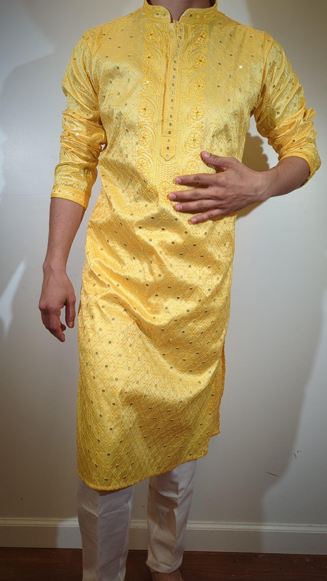 Yellow Fancy Kurta