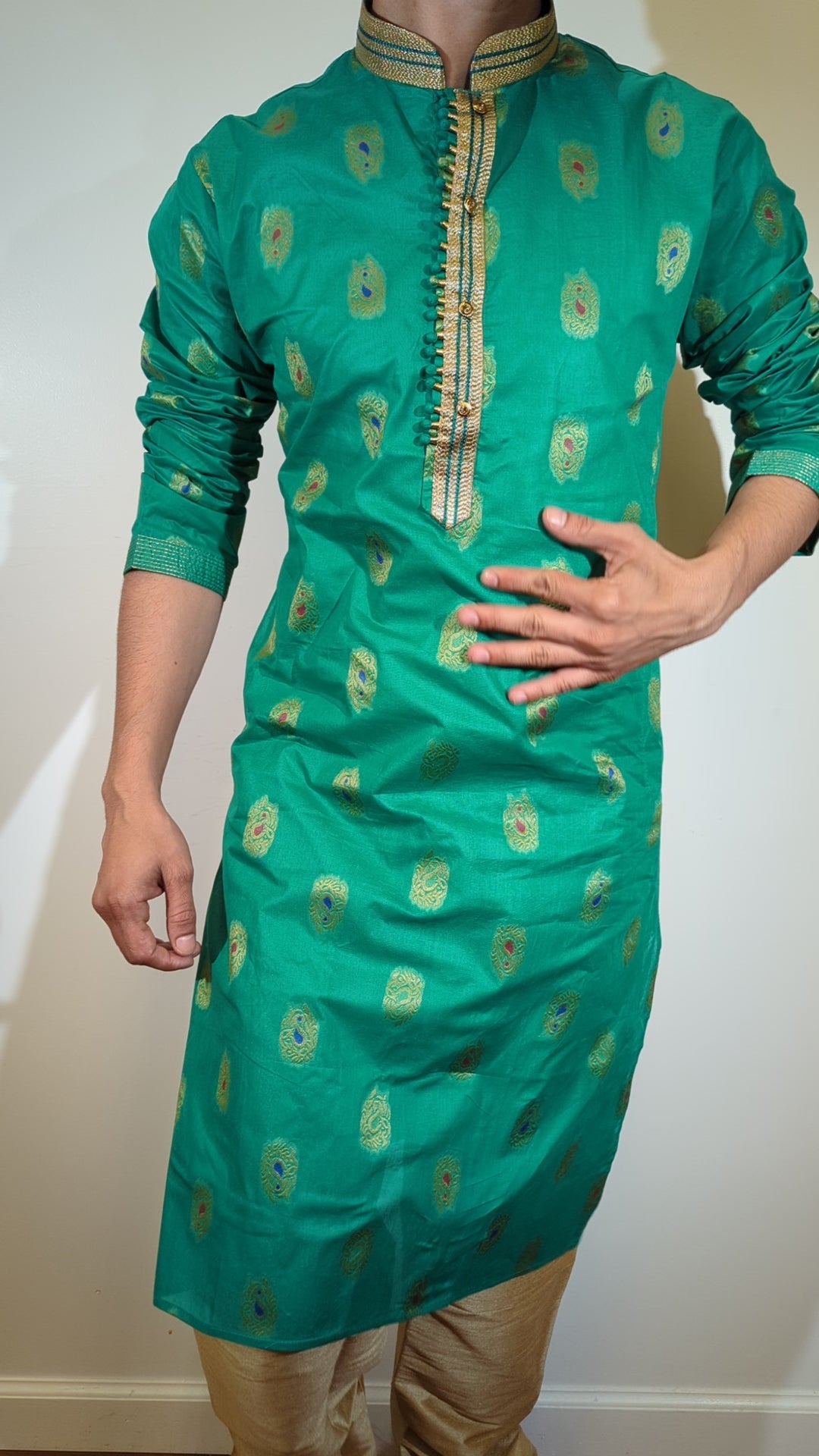 Dark Green Fancy Kurta