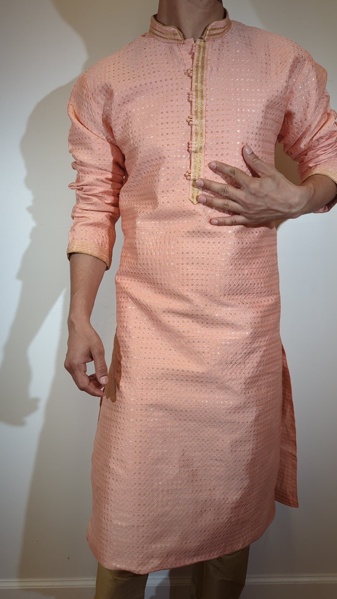 Light Pink Fancy Kurta