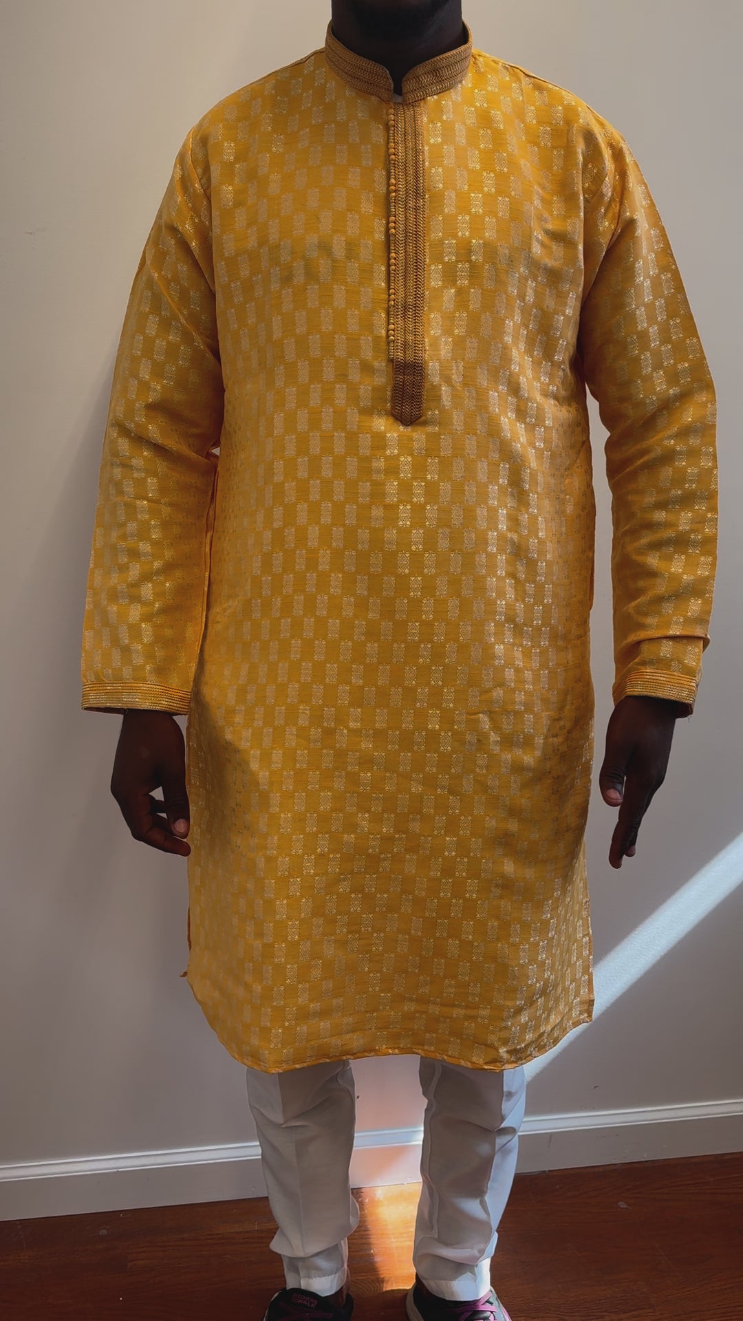 Light Yellow Fancy Kurta