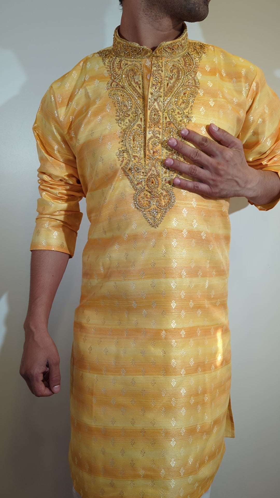 Yellow Fancy Kurta