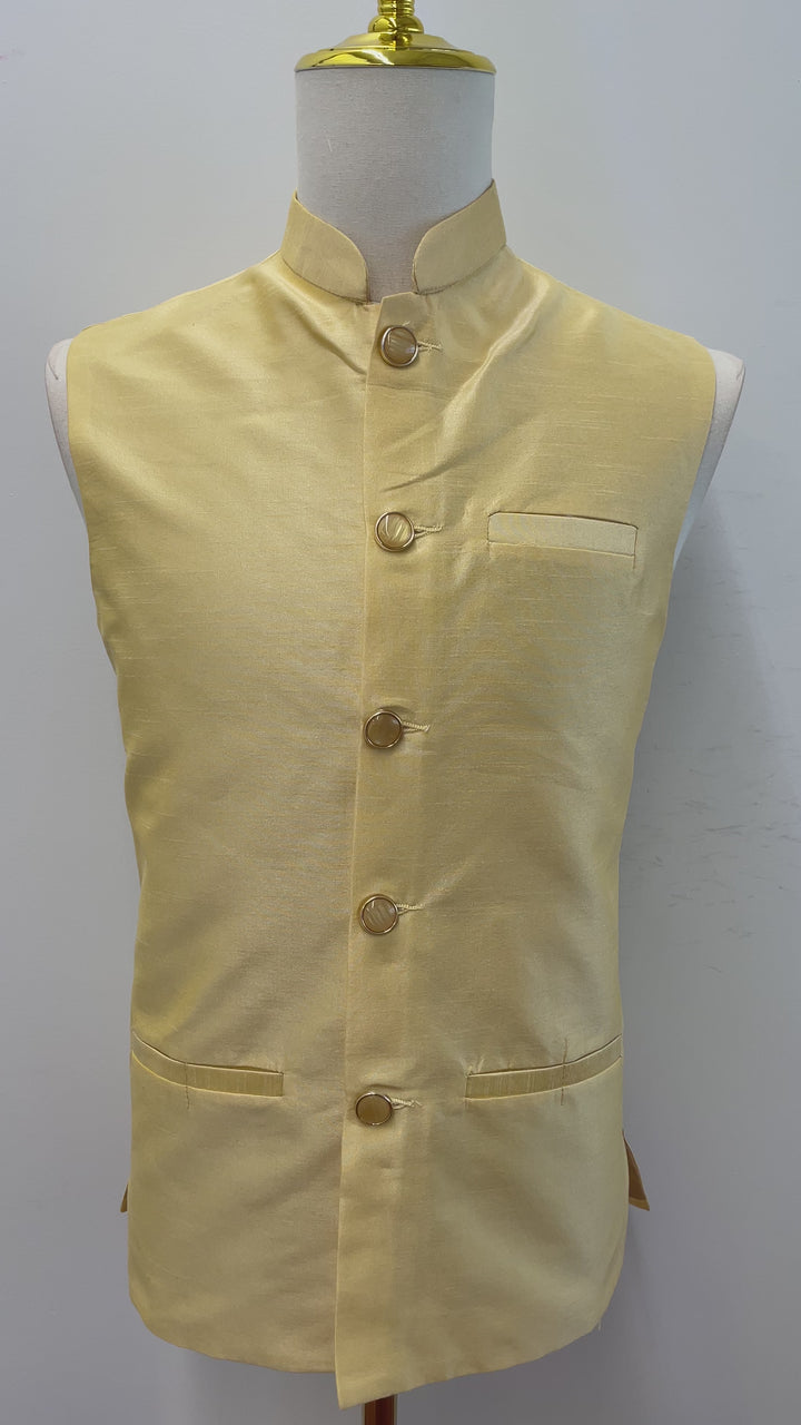 Light Golden Fancy Vest