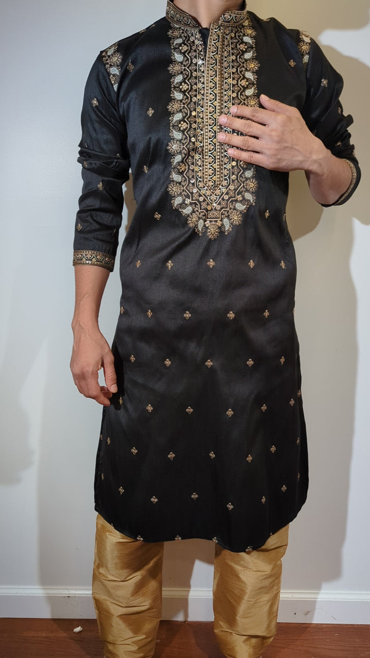 Black Fancy Kurta