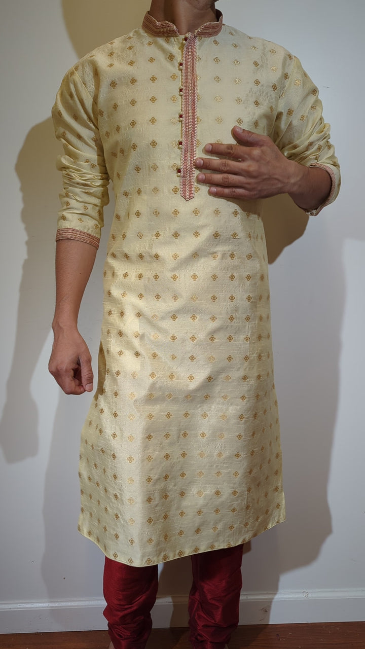 Cream Fancy Kurta