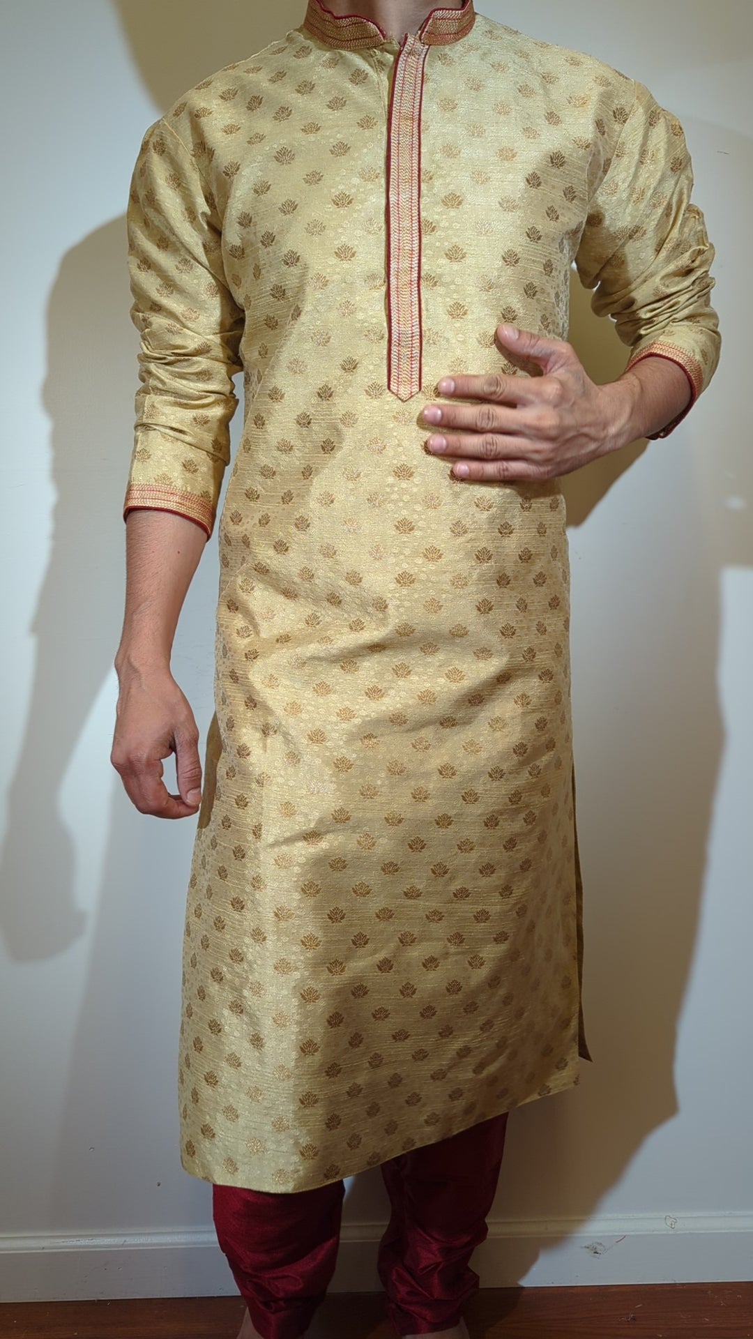 Golden Fancy Kurta