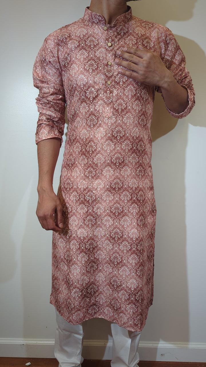 Brown Fancy Kurta