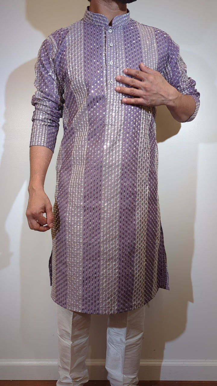 Light Purple Fancy Kurta