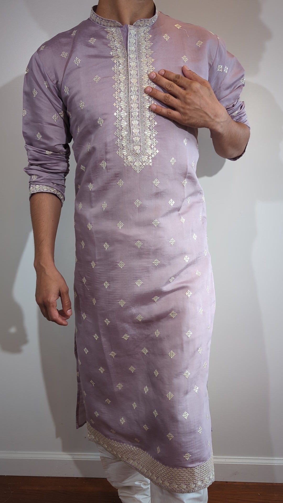 Light Purple Fancy Kurta