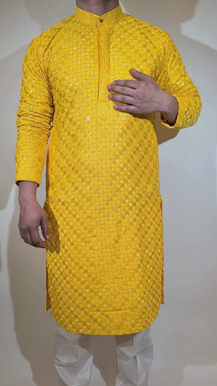 Yellow Kurta