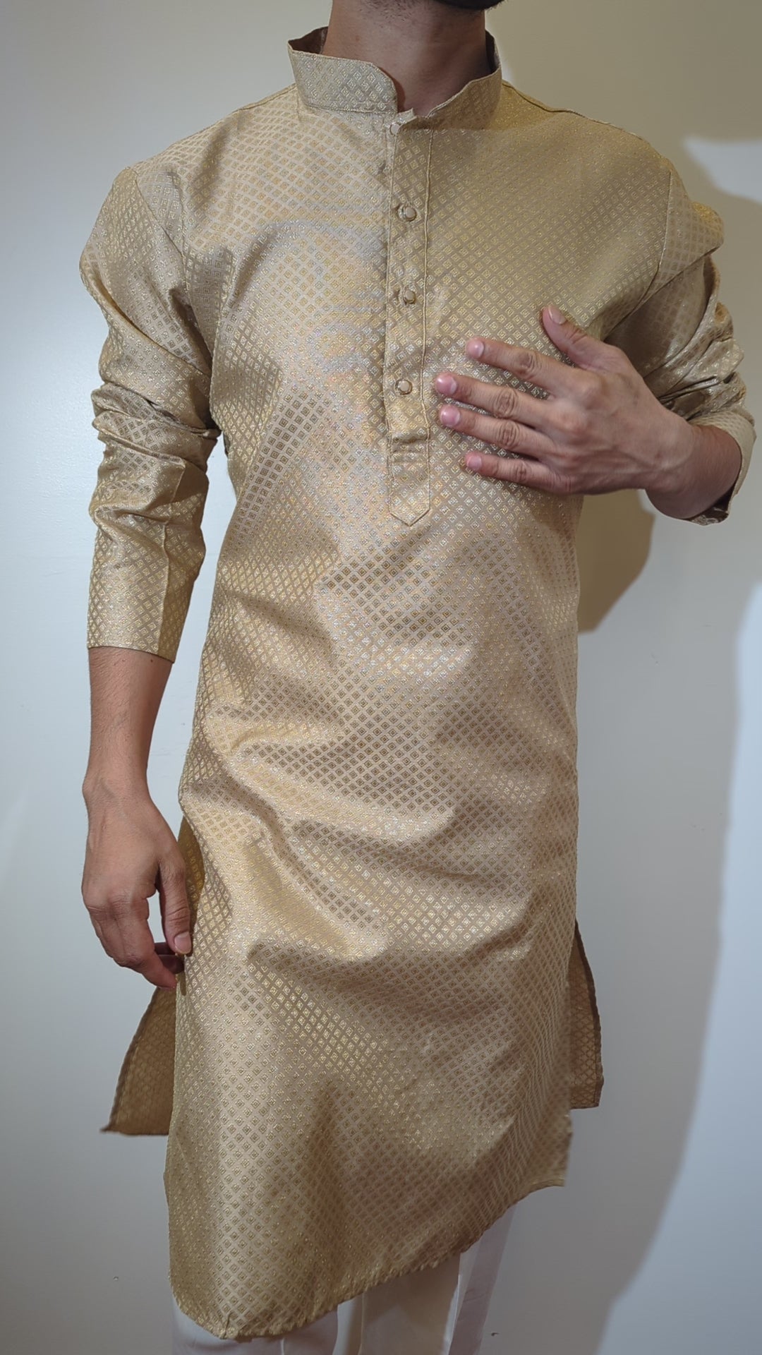 Light Brown Fancy Kurta