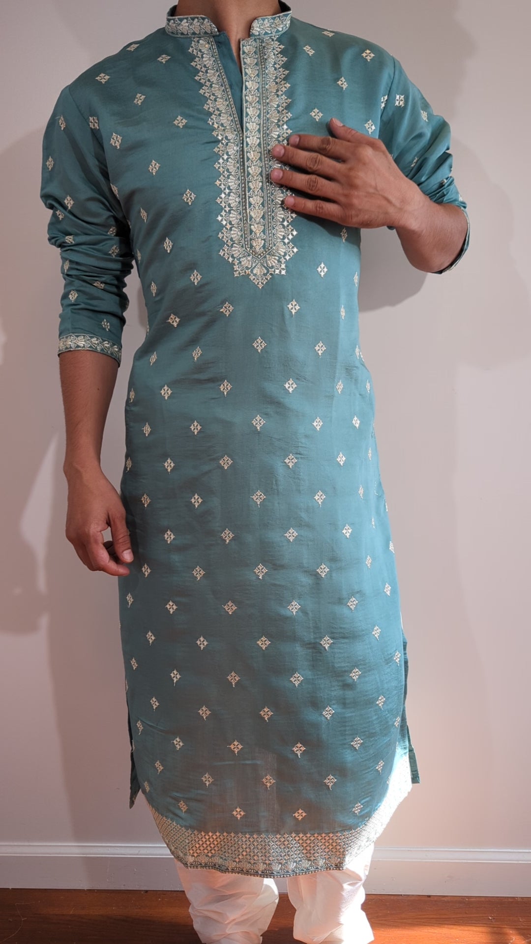 SeaFoam Fancy Kurta