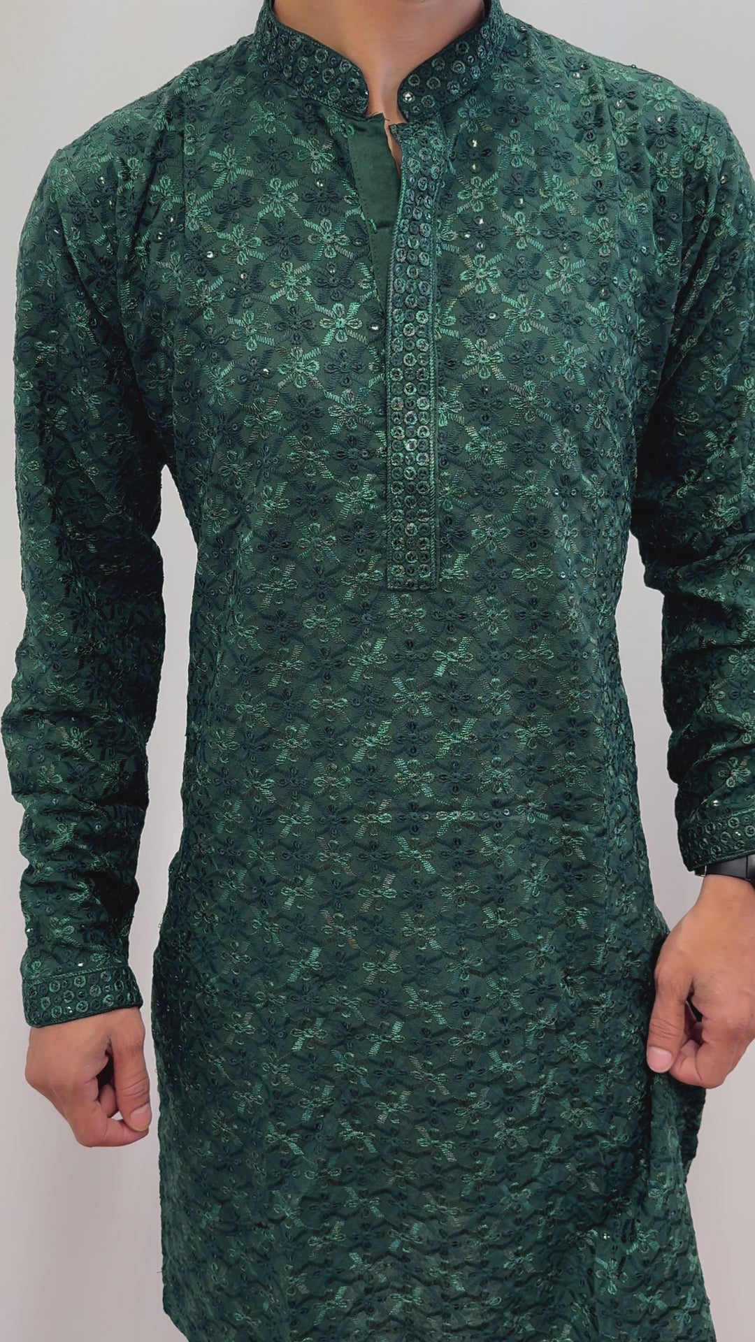 Dark Green Fancy Kurta Pajama