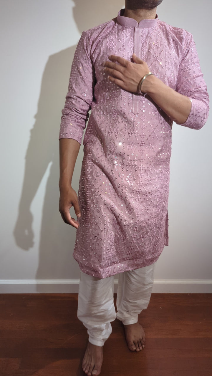 Pink Designer Kurta